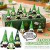 St Patrick's Day Gnomes Partipack 1,4 tum PVC Gnomes Figurin Gåvor St Patrick's Day Samlarfigurer För Hem Bordsdekorationer Hylldekorationer