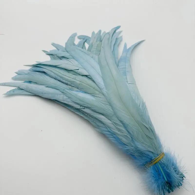 

s 500PCS Rooster Tail Feathers Macaron Color 14-16inches 25-30CM 30-35CM 35-40CM For Colored Costume&Mask 25-30CM