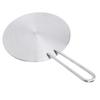 Stainless Steel Heat Diffuser Converter with Detachable Handle Round Induction Adapter Plate for Gas Stove Glass Cooktop