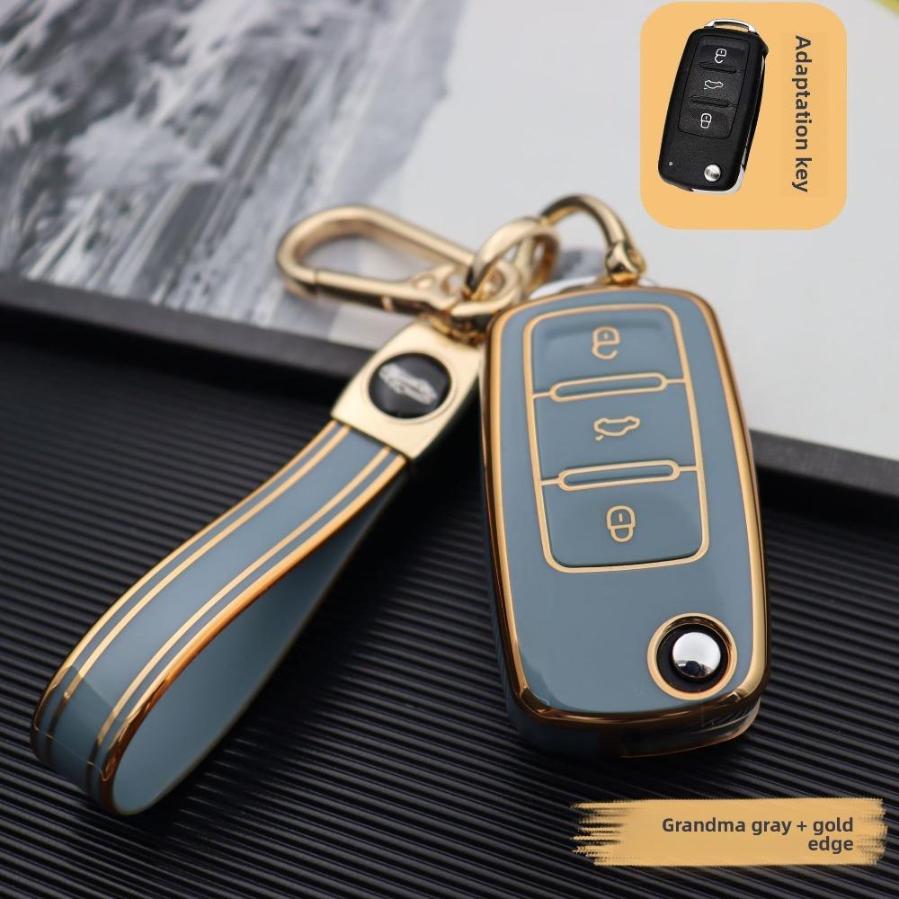 VW Car Key Cover for Golf Polo Passat Jetta Sagitar Bora Lavida Tiguan Durable Protective Shell