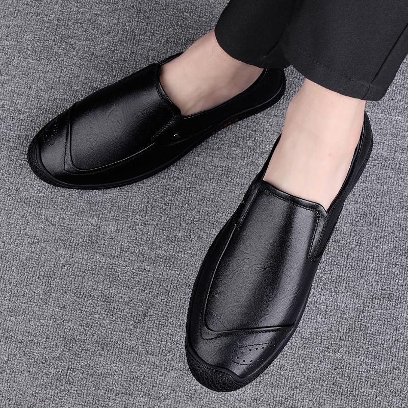 Men Real Leather Shoes Fashion Men Boat Shoes Brand Men Casual Leather Shoes Male Flat Shoes 2014 New