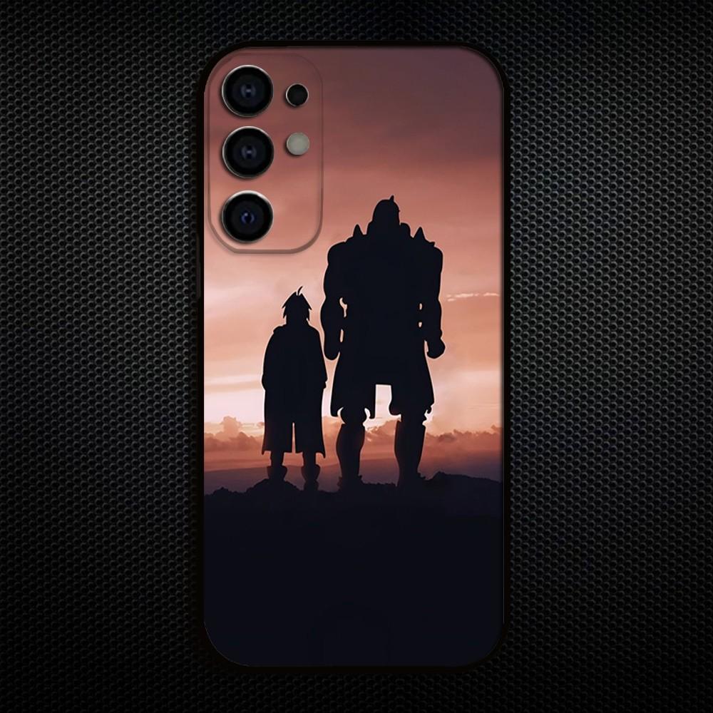 Anime F-Fullmetal A-Alchemist_ Brotherhood Phone Case For Samsung S25/S24/S23/S22/S21/S20/Plus,Fe,Lite/Others Black Cover