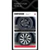 Para Tesla Model Y Juniper 4 Peças Calota de Roda 19 Polegadas Calota de Cubo Substituição Performance Calota de Roda Crossflow 2025 Acessório de Calota Completa