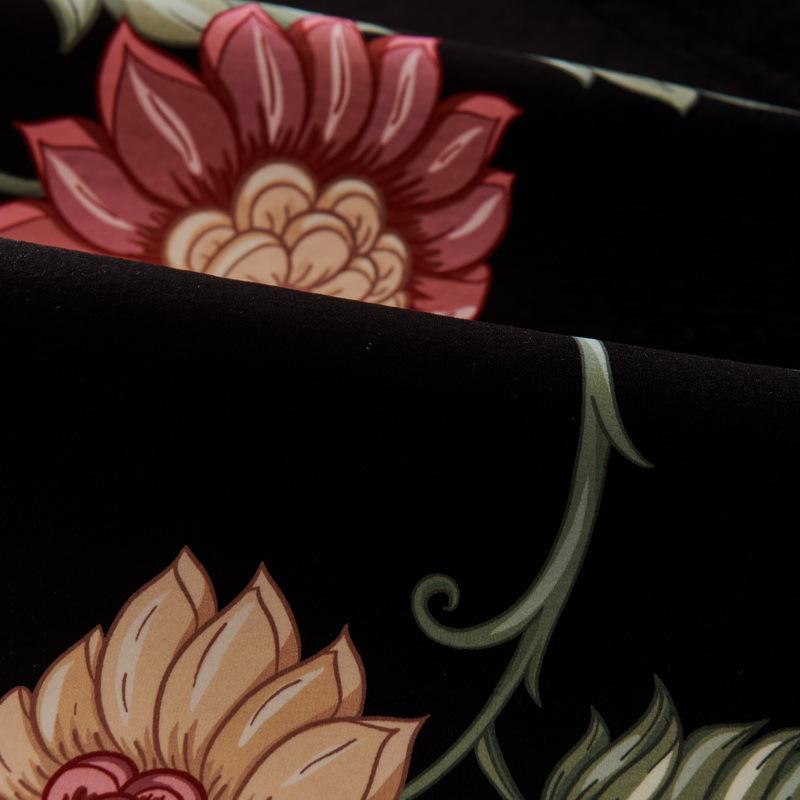 Four Seasons Short Plush Sofa Cushion Digital Printing Cushions Non-slip Leather Sofa Cover Cover New American Style Cover Cloth