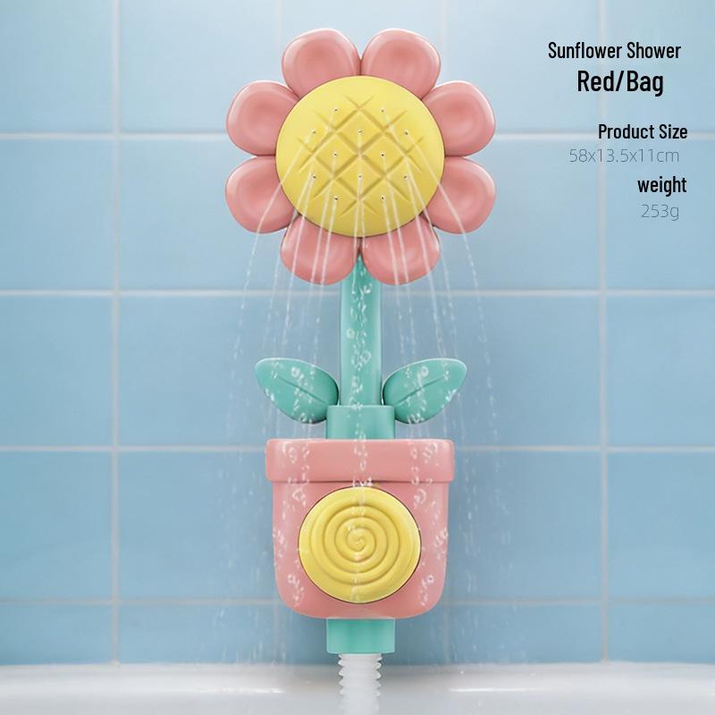 Sunflower Baby Bath Spinner Toy for Kids