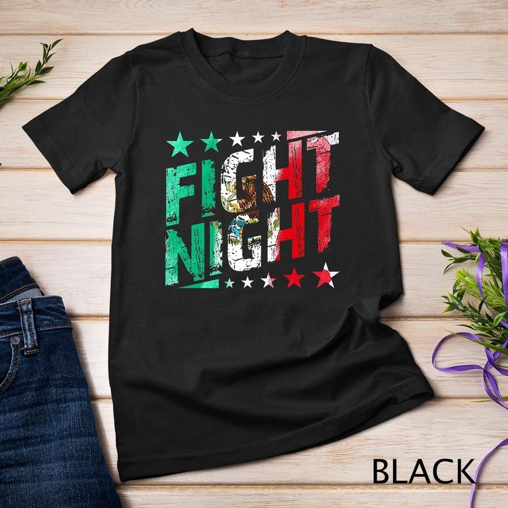 Fight Night Mexican Boxing Fan Themed Premium Unisex T-shirt