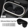 Car Water Cup Holder For Mini Cooper F65 F66 F67 2025 Fuel Version Center Console Silicone Organizer Insert Storage Box