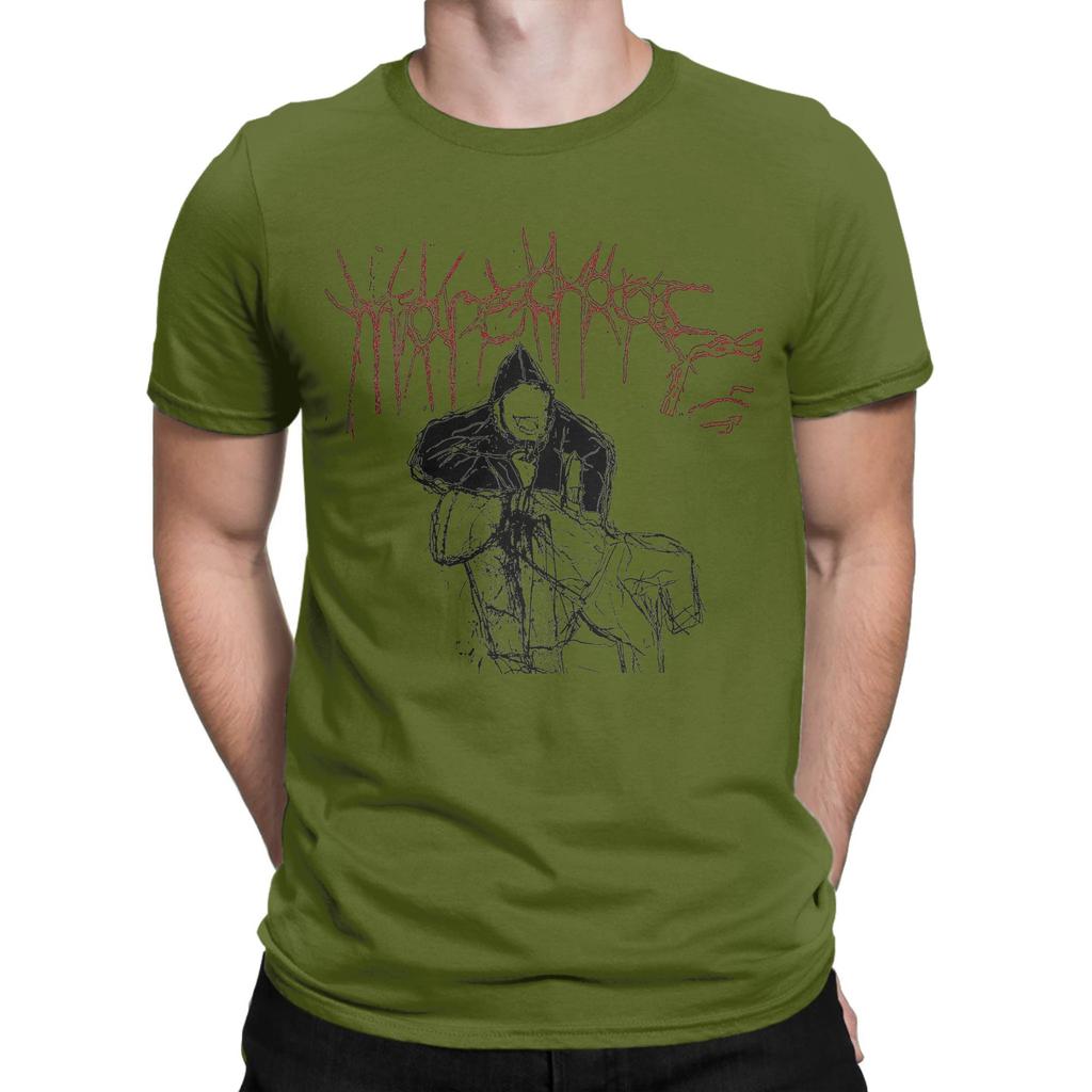 Ken Carson More Chaos Album Men T Shirts  Vintage Tee Shirt Short Sleeve Round Collar TShirt Pure Cotton Graphic Printed Tops
