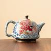 Chinese Underglaze Color Ceramic Teapot Tea Gift Customized Tea Infuser