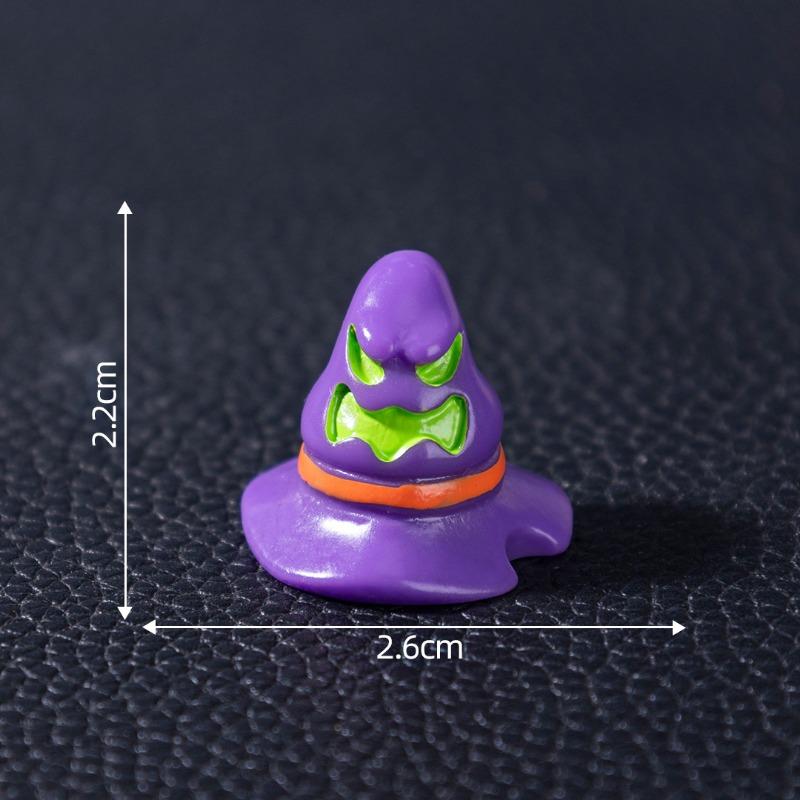 Halloween Pumpkin Ghost Cute Particle Decorative Accessories Mini Micro-landscape Resin Small Ornaments