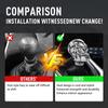 Skull Shape Gear Shift Knob Resin Mixed Pattern Manual Shifter Handle Universal Suitable For Car Modification Accessory
