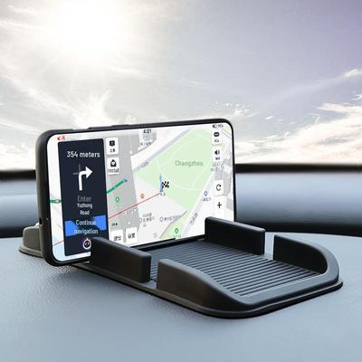 Porta telefono universale per auto: Supporto Cruscotto Multifunzione con Base Antiscivolo per Navigazione