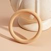 Minority Design Wood Wide Bangle Europe American Style Retro  Hand Ring  Gift