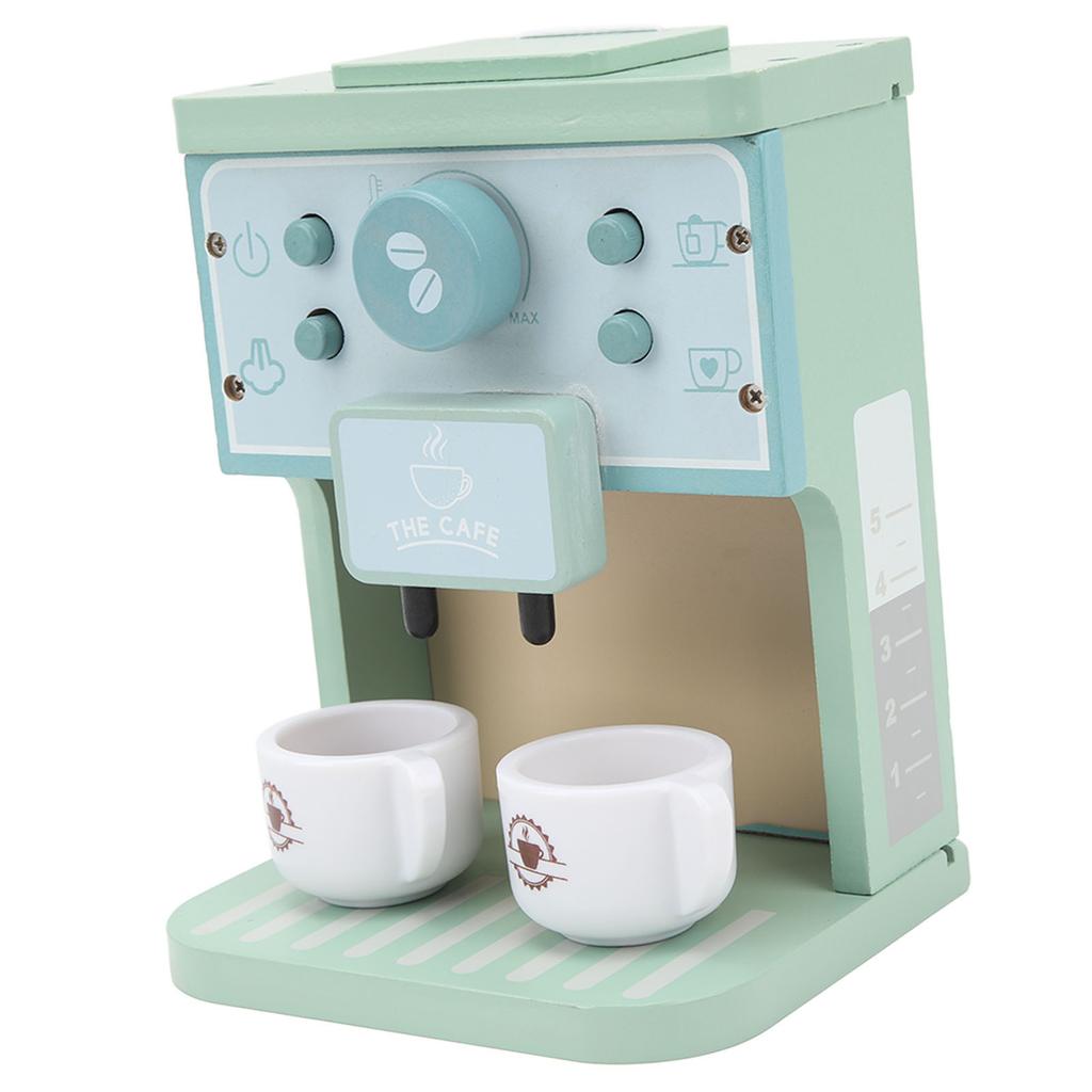 Coffee Maker Toy Fun Early Education Simulation Milk Cups Round Sheets Coffee Machine Toys for Boys