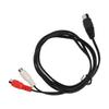 DIN 5PIN Male to 2RCA Female Cable Professional RCA Adapter Cable for Old Sound Equipment 4.9ft