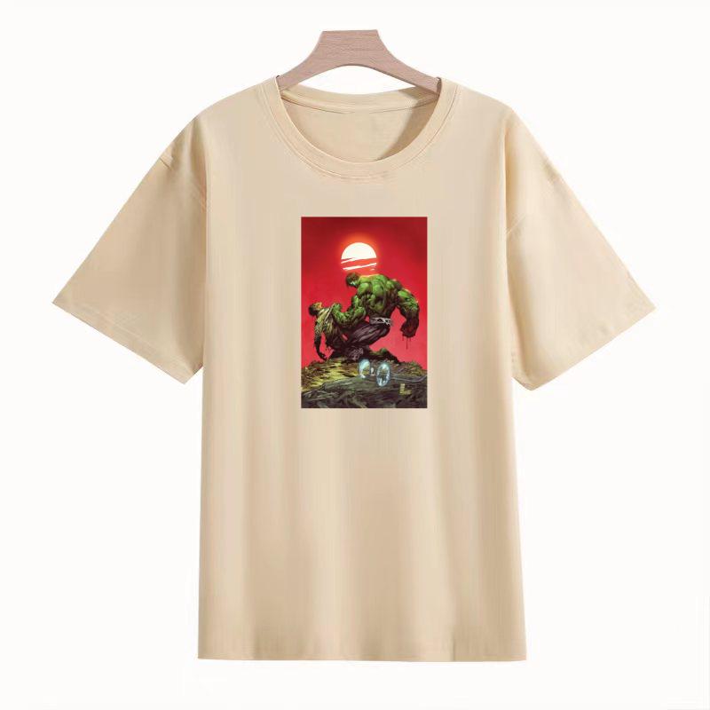 

Adult and Childrens Hulk Hugging Doctor Banner Classic Comic Cover Pure Cotton Tshirt Full of Marvel Fan Nostalgia S