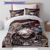 Gachiakuta Pattern Bedding,Quilt Set Quilt Cover Pillowcase Home Birthday Gift (1 * duvet cover + 2 * pillowcase, without core)
