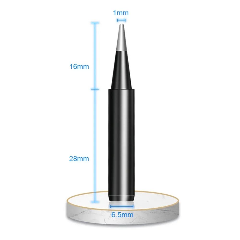 Iron Head Solder Tip Black Alloy Coating for 900M 936 937 938 969 8586 852D Soldering Iron Tips