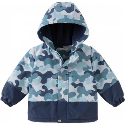 DAVE & BELLA Boys' Camouflage Hooded Windbreaker
