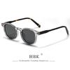 HBK Retro Men's Fashion Polarized Sunglasses High-Quality Tr-90 Frame Vintage Sun Glasses Women's Travel Party Eyeglasses