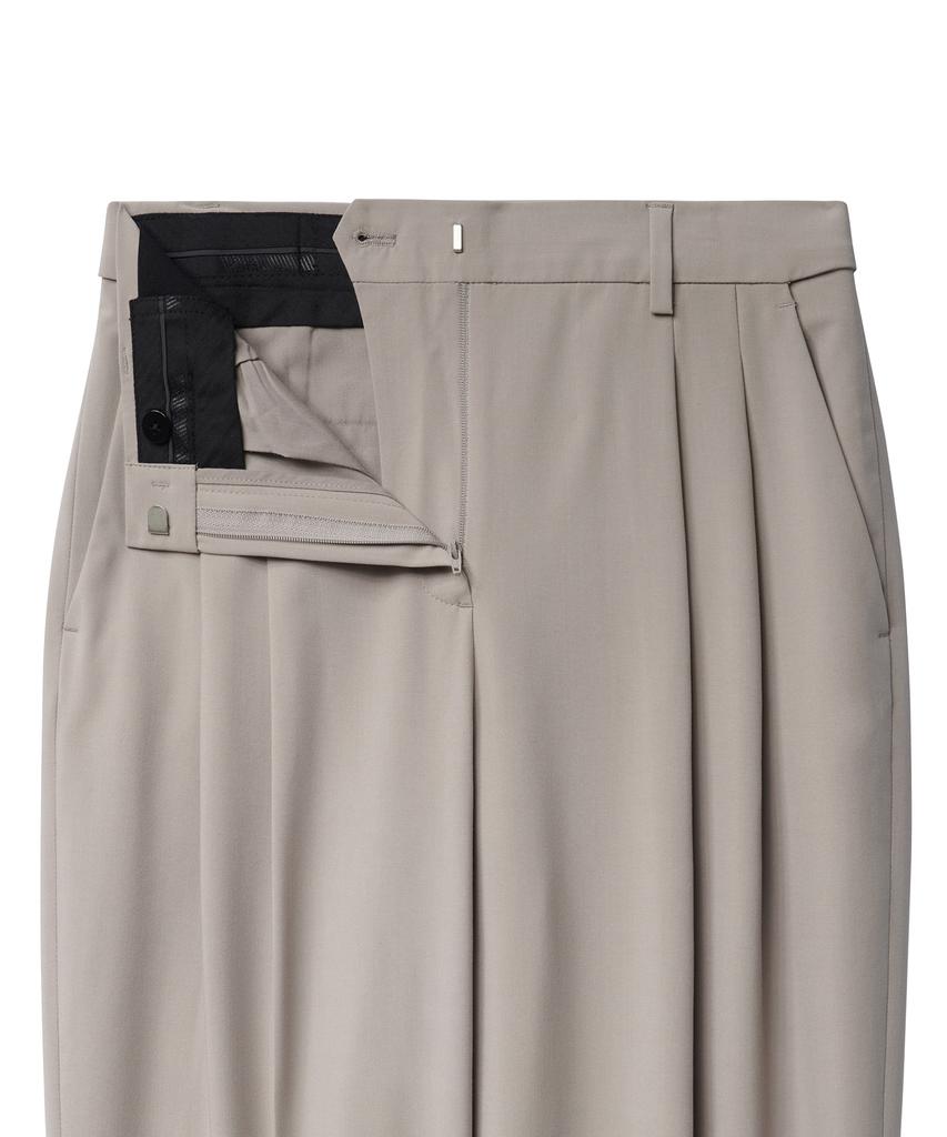 MUSINSA STANDARD WOMAN [Cooltandard] Women'S Semi-Balloon Hidden Banding Slacks [Light Beige]