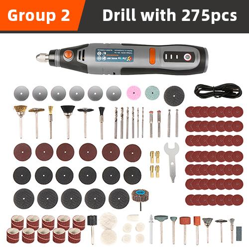 21000rpm USB Cordless Rotary Tool Dremel Mini Drill Engraving Pen Electric USB Mini Wireless Drill with Accessories DIY Set