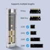 Two Protocols Solid Disk Case Clear USB3.2 USB C 10Gbps PCIE  Solid Disk External Enclosure for 2230-2280 Hard Disk Box