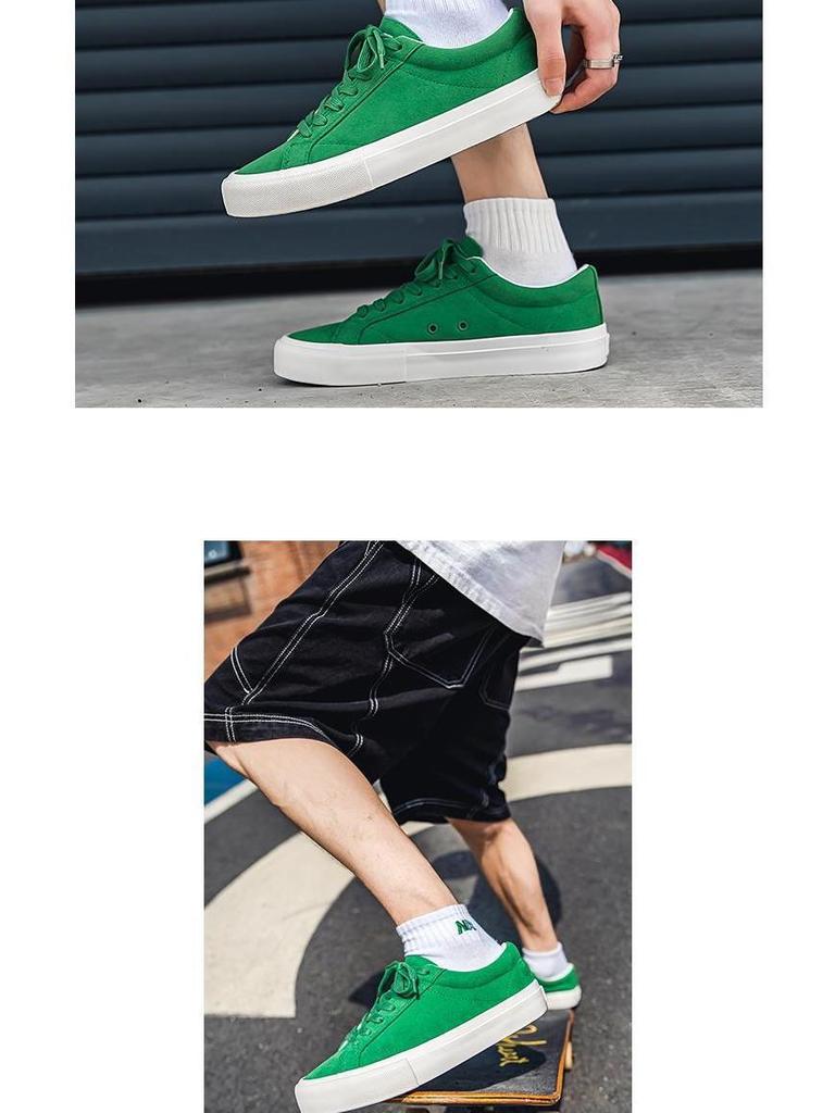 Black Canvas Men's Versatile Casual Shoes, Autumn 2025 Trend – Ideal for Spring and Fall
