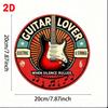 Retro Music Metal Wall Sign Vintage Decorative Tin Plaque for Home Bar and Cafe Decor