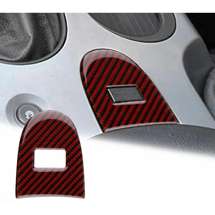 Car Interior Sticker Vinyl Decal for Chevrolet Corvette C6 2005-2007 Gear Shift Panel Cover Console Trim Accessory Black Style B