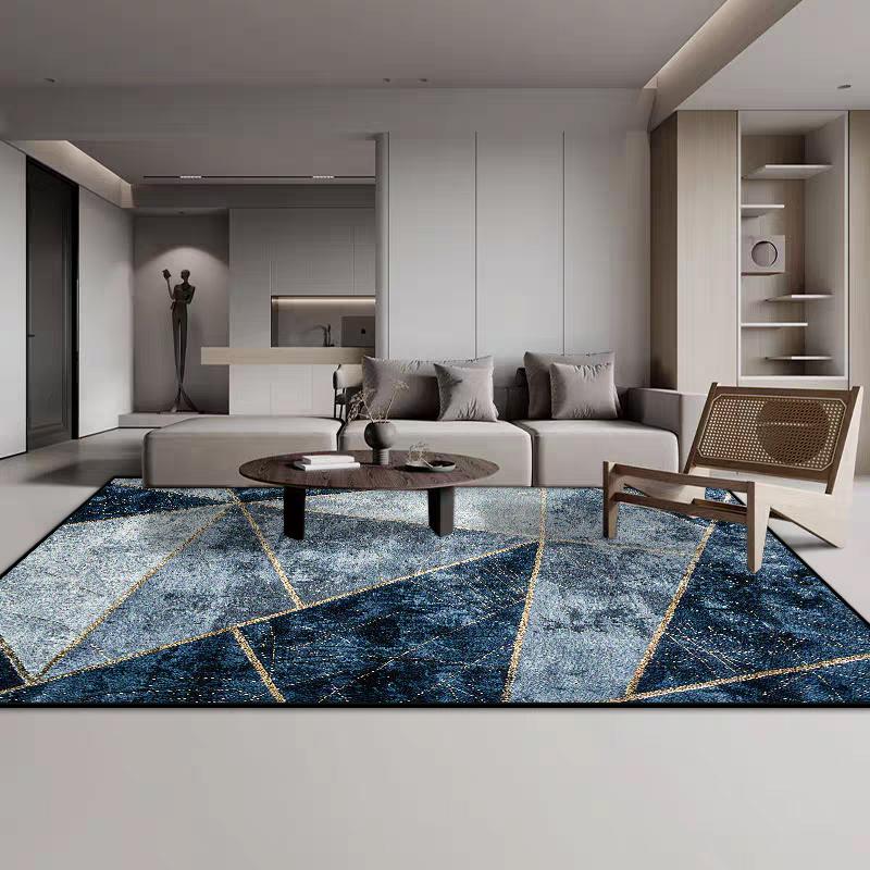 Nordic Geometric CARPET FOR LIVE ROOM Home Decoration Bedroom Luxury Large Area Rugs Flannel Antiskid Lounge Floor Mats Non-slip