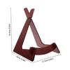 Totority Sanshin Stand, Wooden Removable Design, Stable Floor Stand, Multifunctional Instrument Holder, Compatible with Violin and Banjo, Simple and