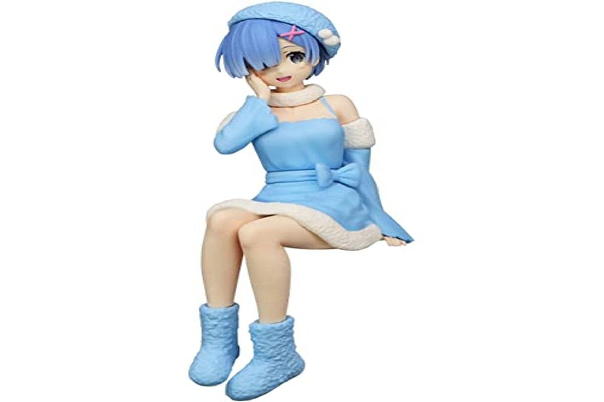 

Furyu USA (AMU-SHP0408) Re:Zero Rem Snow Princess Noodle Stopper Figure, 6
