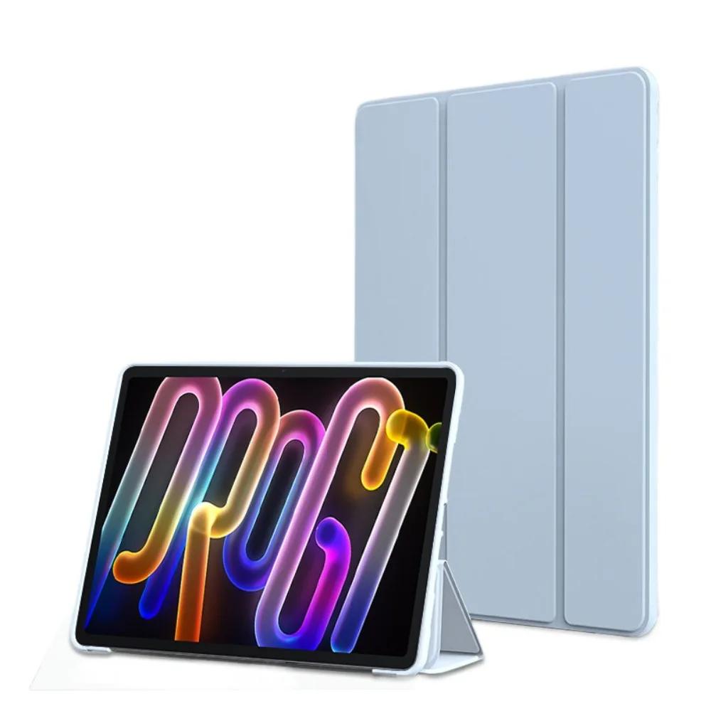 For New Auto Sleep/Wake 11.1" Tablet Flip Cover Tri-Folding Stand Soft Silicone Tablet Case for Lenovo Xiaoxin Pad Pro GT 2025