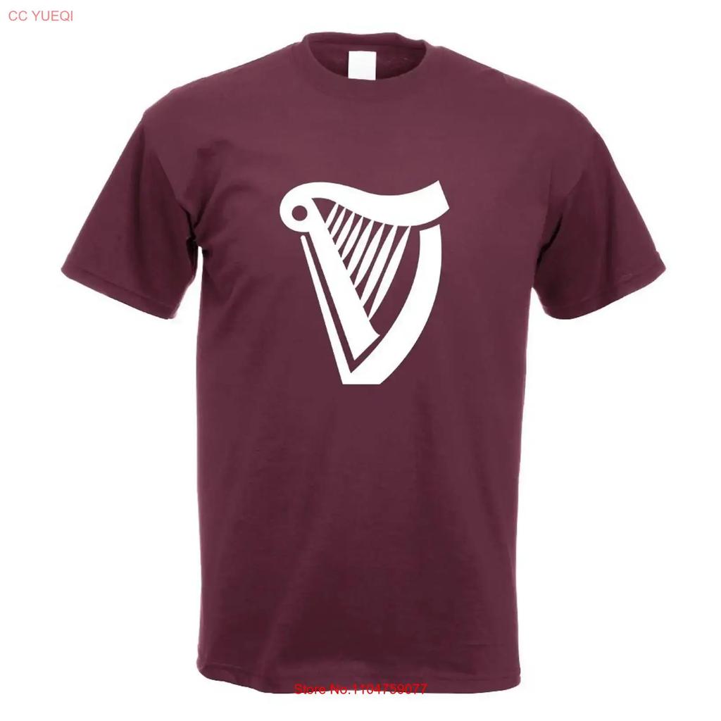 Harp Funshirt Design T Shirt Vintage Washed Designer Clothes Slightly Streetwear Unisex Casual Versatile Top For Everyday Wear