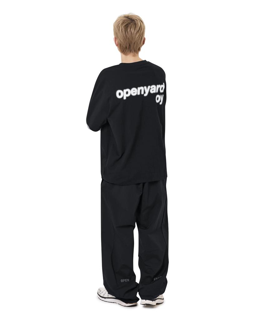 Opeunyadeu(Owai) Wobbly Logo Tee - Black