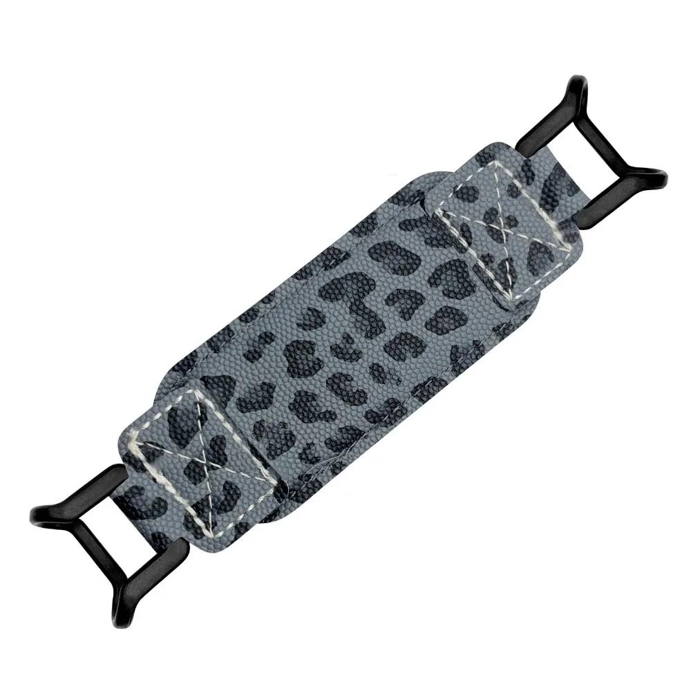 

Leopard Print Tablet Hand Strap Elastic Non-slip EReader Holder PU Leather for Kindle/Kobo/Voyaga/Lenovo/Sony 6-8 E-Book Tablet