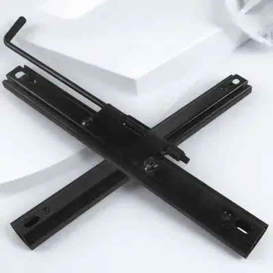 1Pair Sturdy Iron Seat Slider Rails Universal Car Seat Bracket Sliding Track for Easy Installation Optimal Driving Comfort