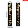 New Year Banner 1 Pair Gold for Home Porch