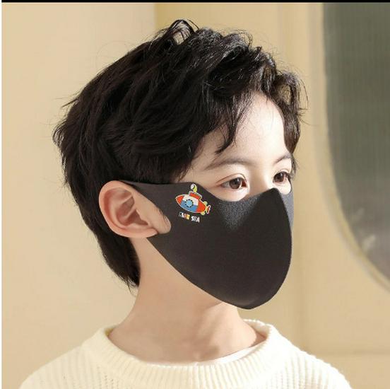Children's Pure Cotton Dustproof Mask - Washable & Warm for Autumn/Winter