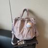 Large capacity Drawstring Bucket Bag SuperLight Style Lady Small Satchel Leisure Multi Pocket Shoulder Messenger Bag