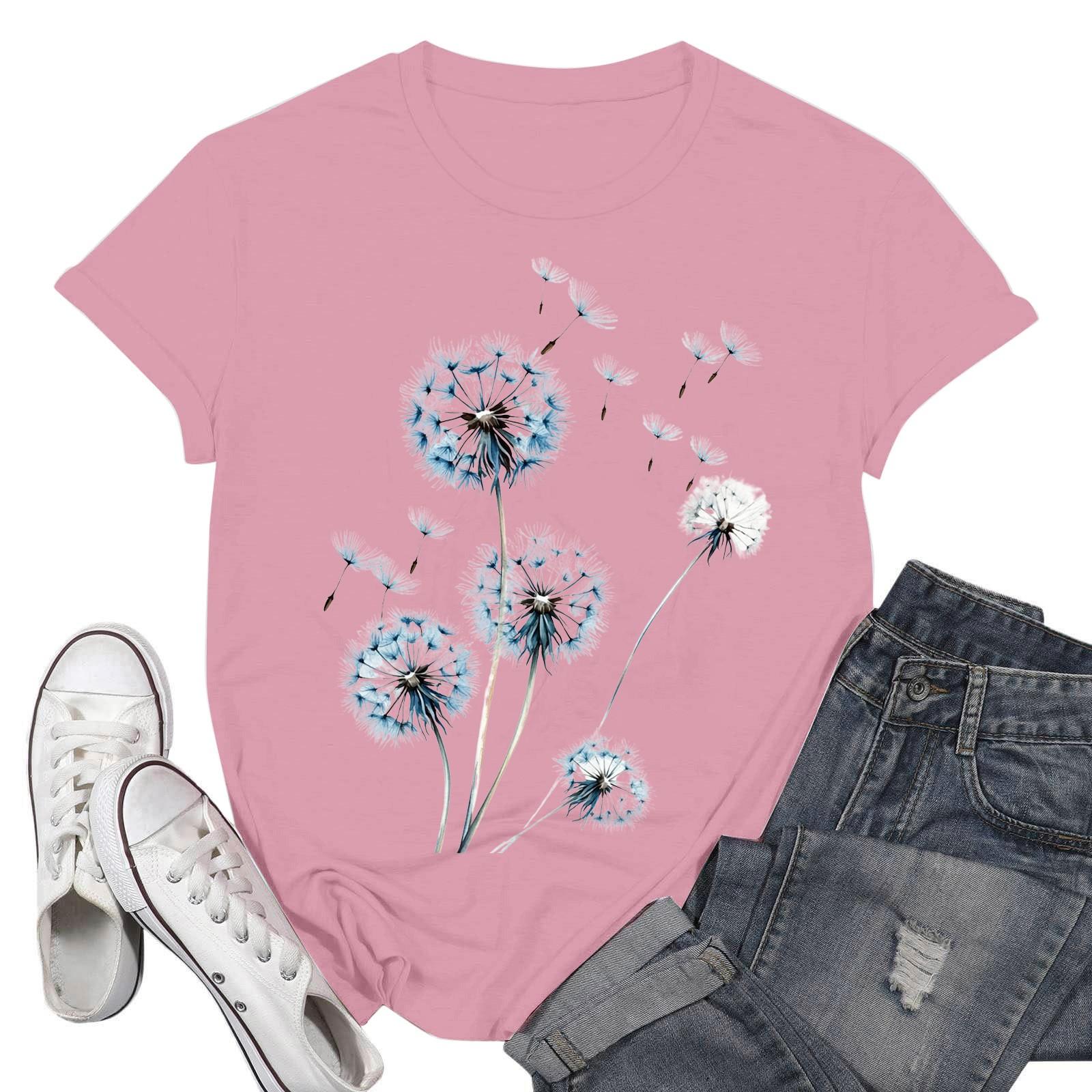 

Женские модные повседневные пуловеры с короткими рукавами и круглым вырезом с принтом XXXL розовый