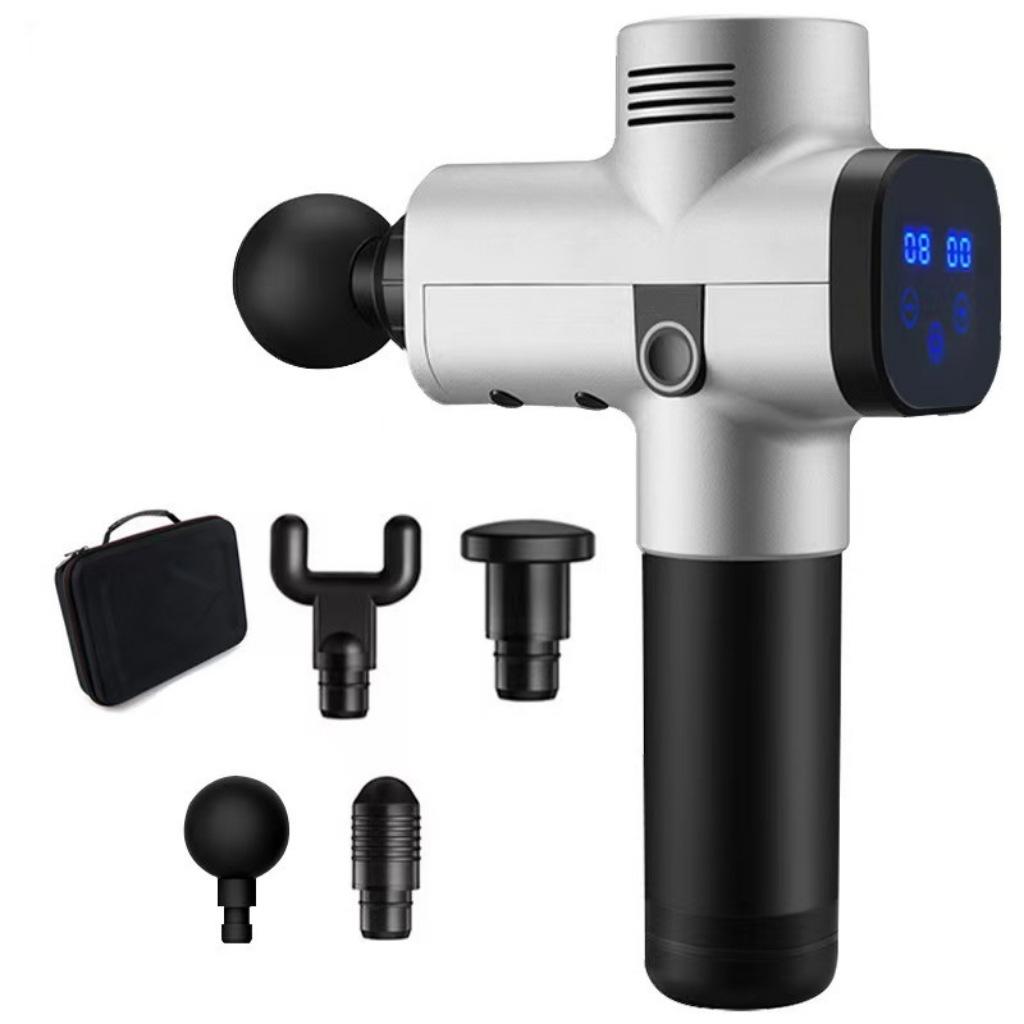 Massage Gun Muscle Relaxation Deep Tissue Massager Dynamic Vibrator Back Portable Handheld Display Fascia Gun Massage