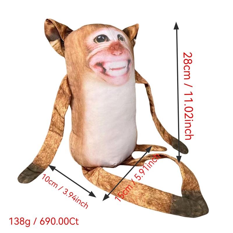28cm Kuschel Affe Plüschtiere Schlafendes Kuscheltier Affen Plüschpuppen Dekoration Schmuck Affen Kuscheltiere Geburtstagsgeschenk