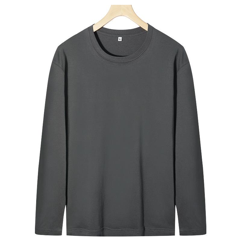 

4XL 5XL Футболки великих розмірів Чоловічі бавовняні топи з довгими рукавами Чоловічі футболки Базові однотонні футболки Футболки Нижня білизна 3XL