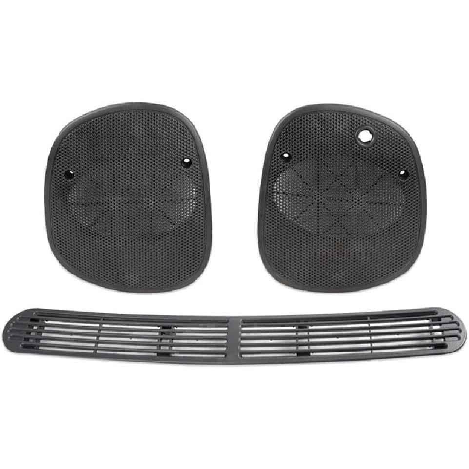 G-PLUS Dash Defrost Vent Cover Panel And Speaker Grille Cover Set Compatible With 1998-2005 Chevrolet S10 GMC Jimmy Sonoma/Oldsmobile Bravada/Blazer,