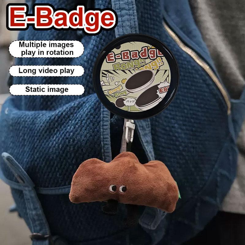Customizable Electronic Badges Digital Led Animes Pin with Touch Control for Uploading Photos Gifs and Videos Gift for Fan P9Yb