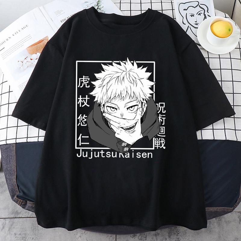 

Новая Аниме Футболка Мужская Женская Футболка Косплей Итадори Юдзи Принтованная Одежда Уличная Одежда Футболка Большого Размера Топы 4XL