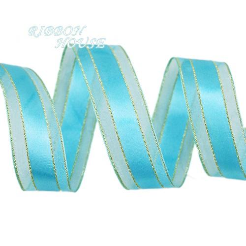 (25yards/roll) 25mm gold edge satin ribbon high quality gift packaging ribbon wedding gold ribbons