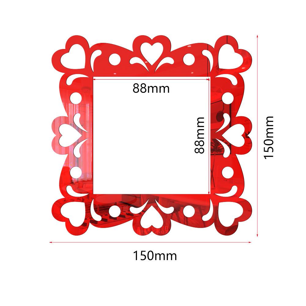 Acrylic Switch Mirror Wall Sticker for Living Room & Bedroom Decor
